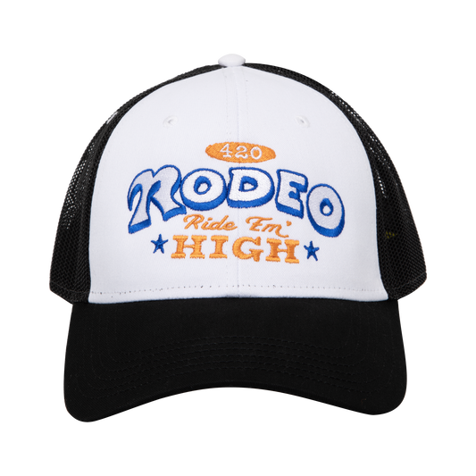 420 RODEO | B&W TRUCKER HAT