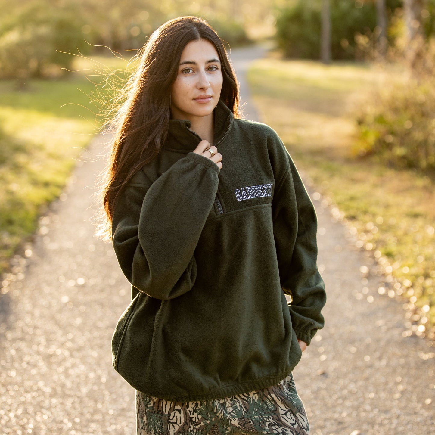 GARDENER | GREEN QUARTER ZIP
