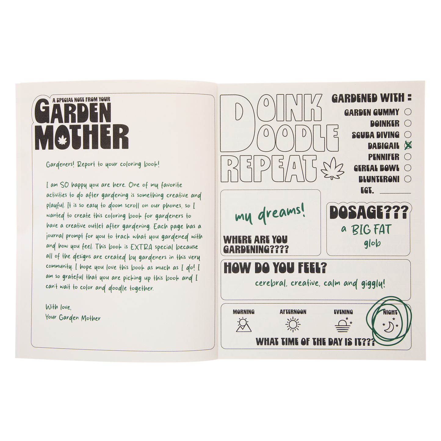GARDENER'S COLORING BOOK
