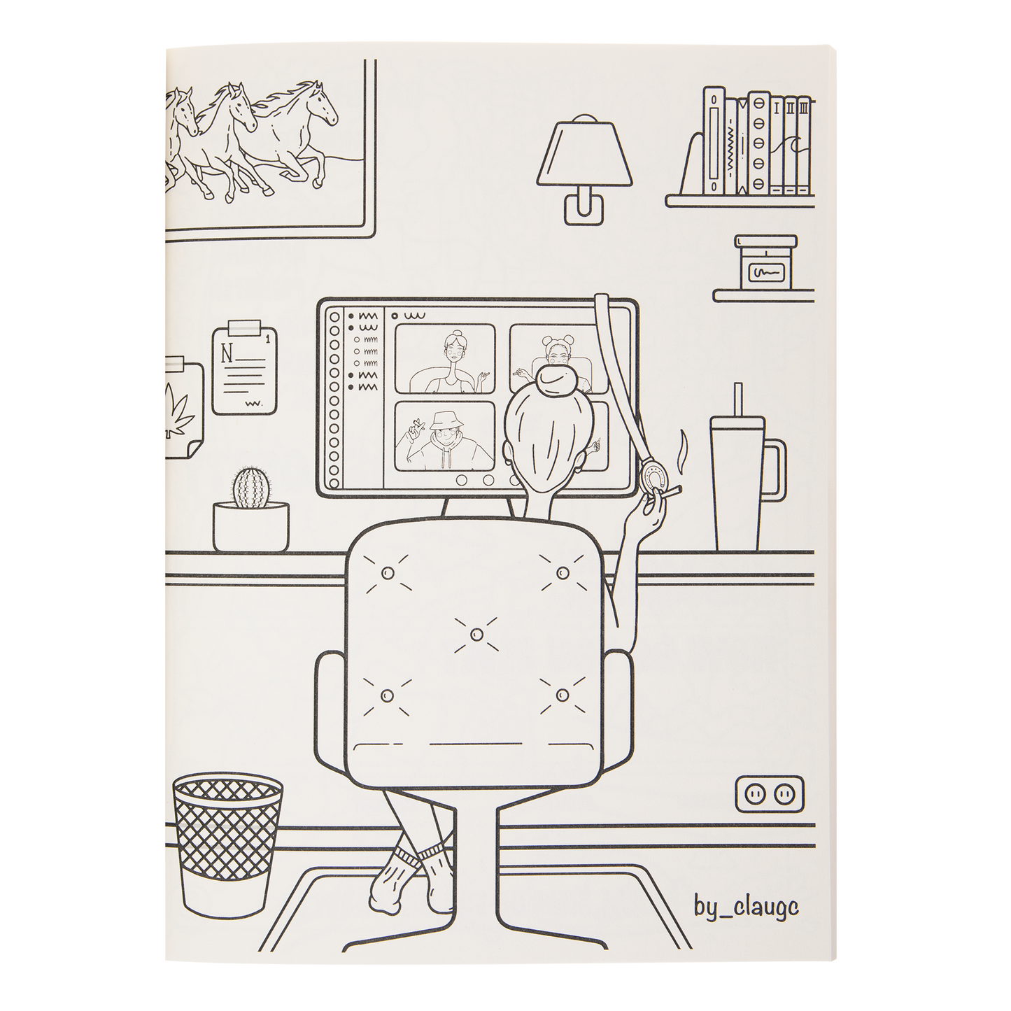 GARDENER'S COLORING BOOK